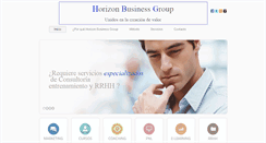 Desktop Screenshot of horizonbusiness.cl